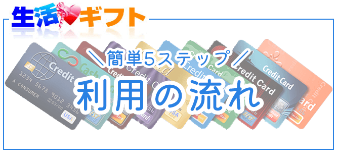 生活ギフトの現金化までの流れ